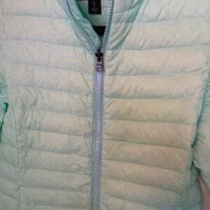 Kids Light Green Puffer Jacket